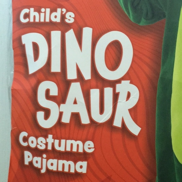 Nip Child’s Spooktacular Creations Dinosaur Costume Pajamas (L) - Picture 3 of 10